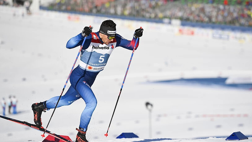 Kraftvoll in Aktion: Jovian Hediger.