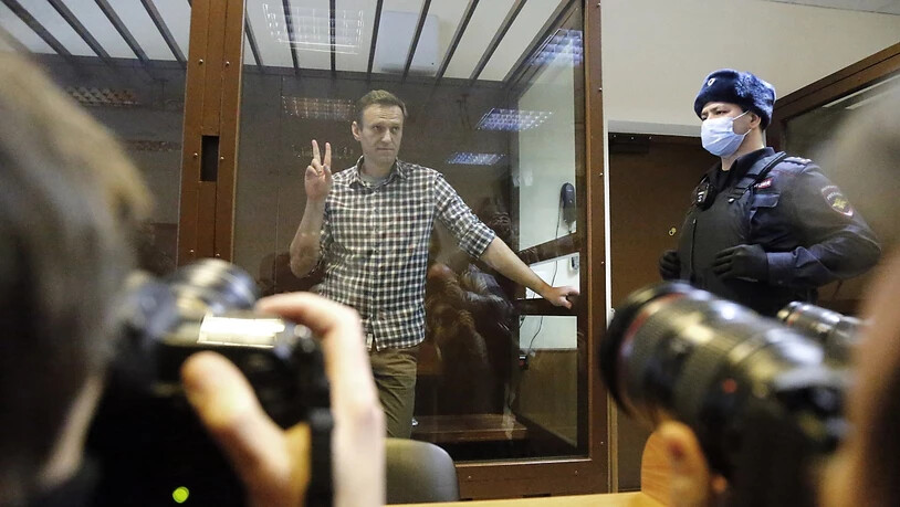 Der Kremlkritiker Nawalny in Moskau. Foto: Alexander Zemlianichenko/AP/dpa