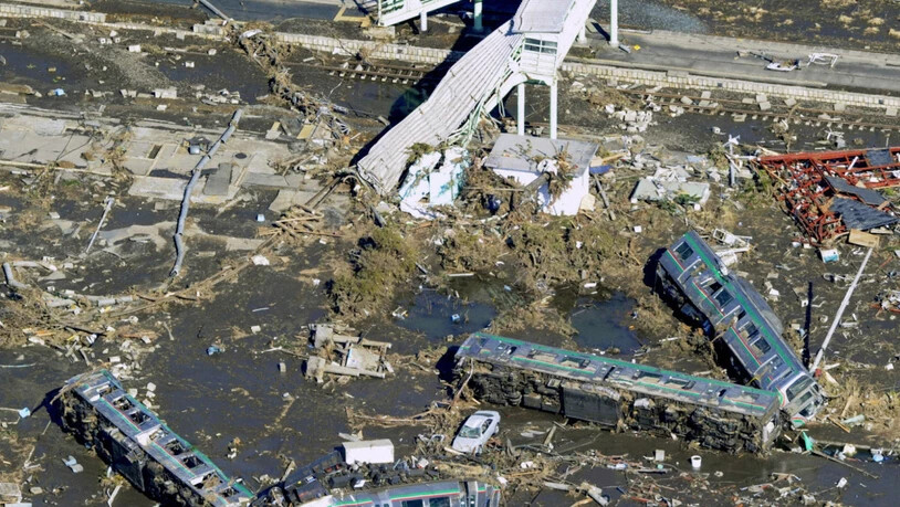 Das Erdbeben und der nachfolgende Tsunami haben am 11. März 2011 ein Bild der Verwüstung in der Region von Fukushima in Japan angerichtet. (Archivbild)