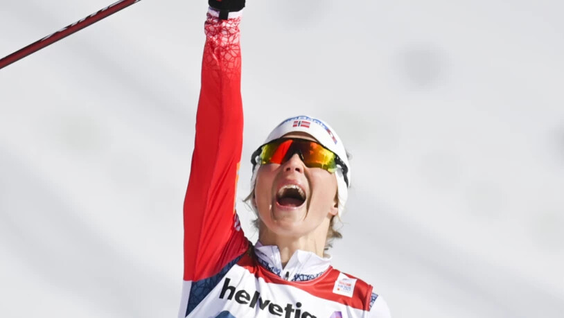 Mit viermal Gold die unbestrittene Königin von Oberstdorf: Therese Johaug