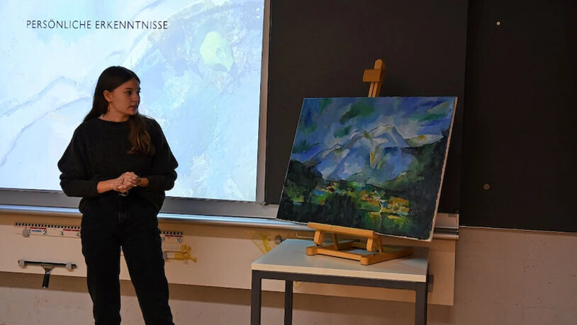 Gelungene Annäherung an Cézanne: Die Arbeit von Julia Niederberger über den berühmten Maler ist eine von sieben prämierten Maturaarbeiten. 