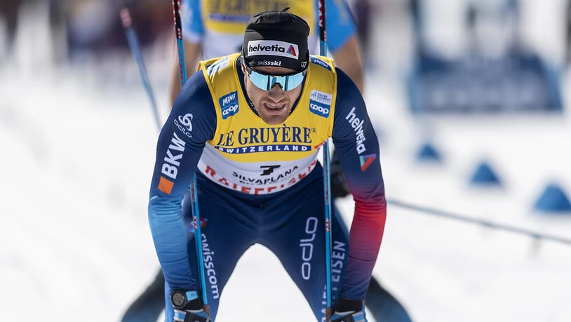 Nicht ganz zufrieden: Nach einem Sturz reicht es Dario Cologna in Silvaplana nur auf den 14. Platz