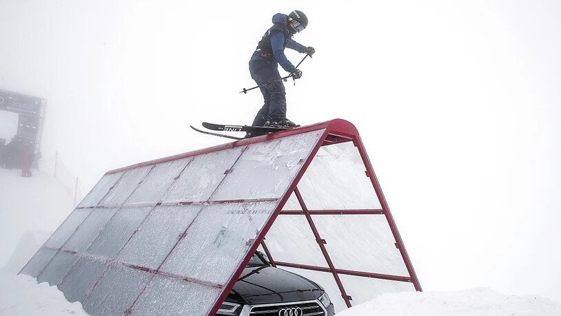 Kim Gubser überzeugt nach dem Slopestyle in Aspen auch im Big Air (Archiv)