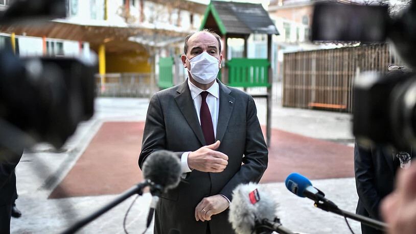 Der französische Premierminister, Jean Castex, will sich heute Donnerstag angesichts rasant steigender Neuinfektionen mit dem Coronavirus zu weiteren Massnahmen äussern. (Archivbild)