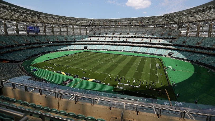 Im Olympiastadion von Baku sollte am 12. Juni die EM für die Schweiz losgehen: Doch kann die UEFA wirklich an ihrem ursprünglichen Plan festhalten? Ende April wird entschieden