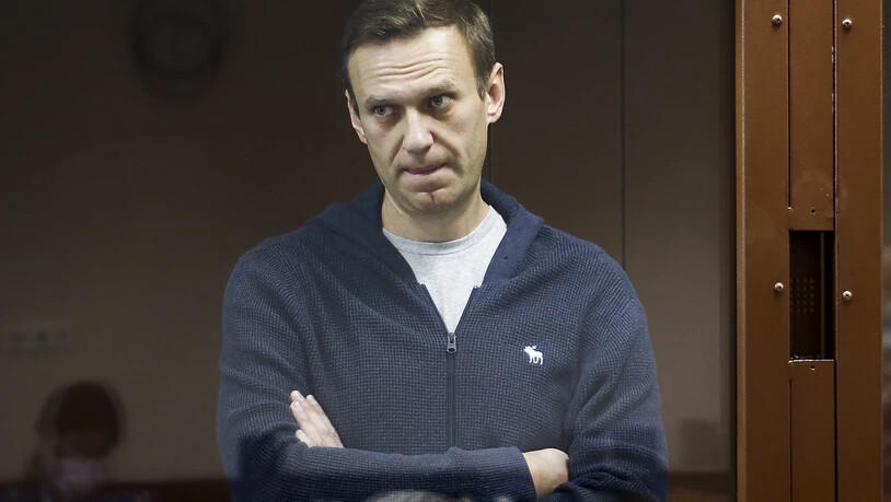 ARCHIV - Kremlkritiker Alexej Nawalny bei einer Anhörung vor dem Bezirksgericht Babuskinsky. Foto: -/Babuskinsky District Court/AP/dpa - ACHTUNG: Nur zur redaktionellen Verwendung im Zusammenhang mit der aktuellen Berichterstattung und nur mit…