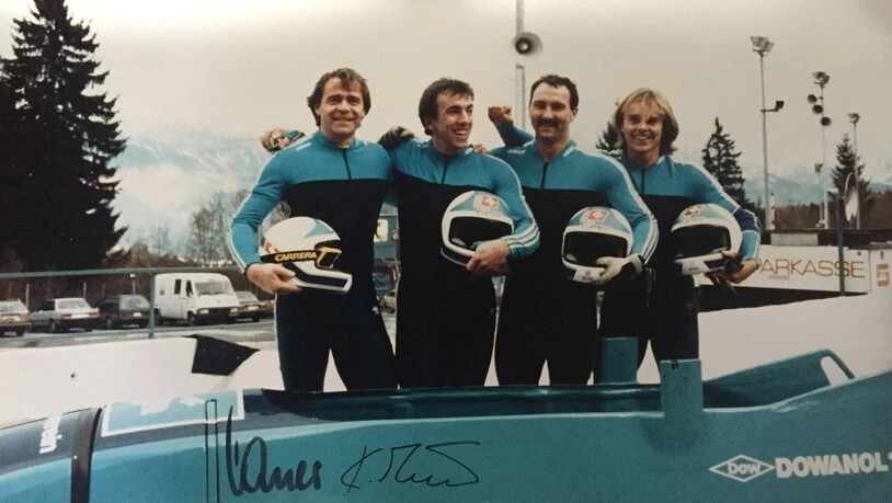 Legendär: Das Team von Ekkehard Fasser (links) in der Olympiasaison 1988.