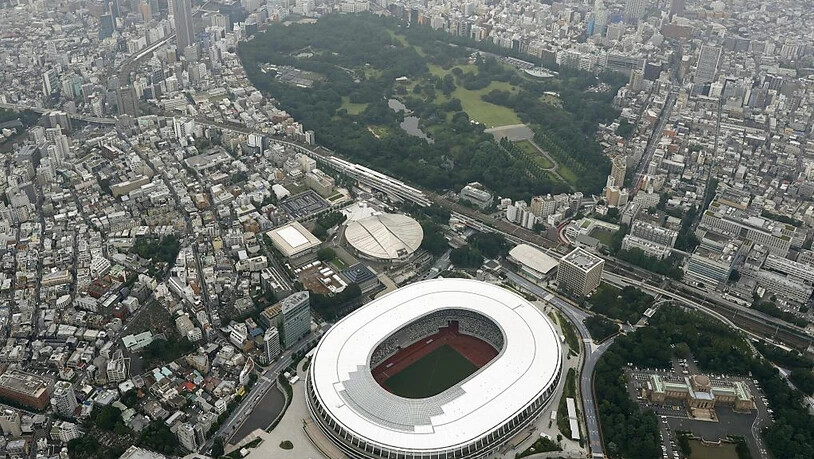 Das Zentrum der Spiele: Das neue Nationalstadion in Tokio.