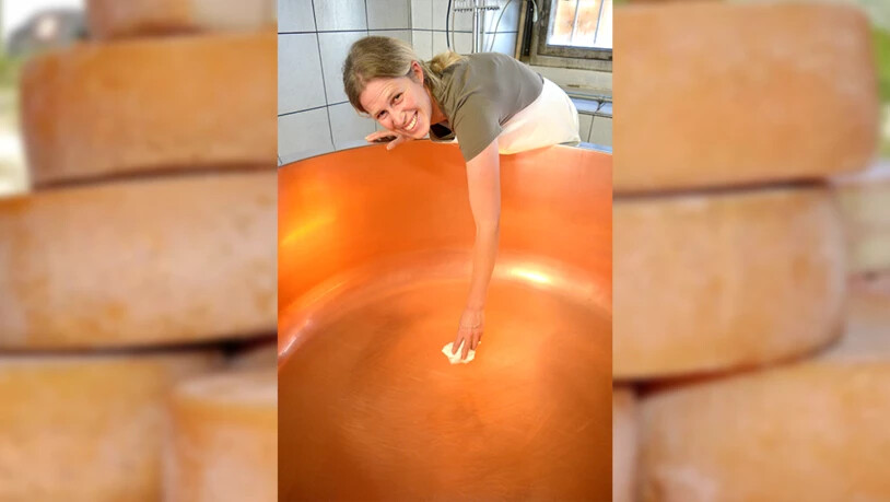 Ihr Käse schmeckt:  Älplerin Rebekka Zimmermann ist bereit  für die Produktion des nächsten Käsejahrgangs.
