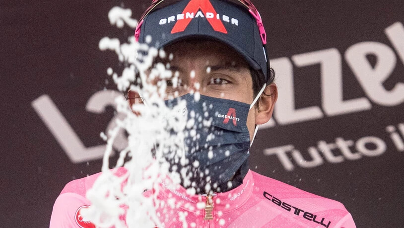 Giro-Leader Egan Bernal führt vor der letzten Woche mit mehr als eineinhalb Minuten Vorsprung vor dem Briten Simon Yates