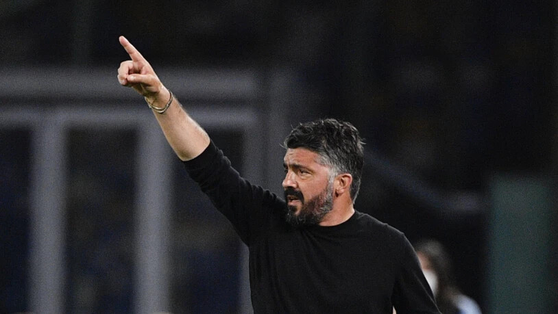 Gennaro Gattuso erlebte eine unglückliche letzte Runde mit Napoli: Durch das 1:1 gegen Hellas Verona fielen die Süditaliener noch aus den Top 4 der Serie A