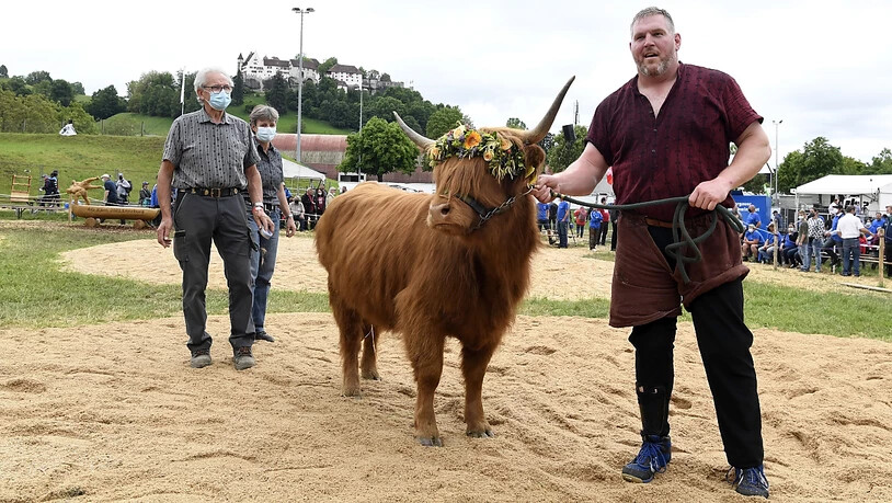 Für Christian Stucki war es der erste Auftritt an einem Kranzfest seit seinem Triumph in Zug