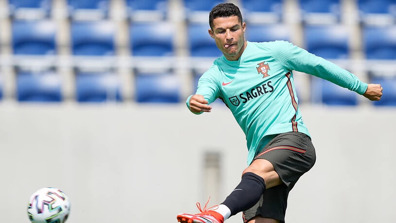 Cristiano Ronaldo noch ein Treffer, um Michel Platinis Marke von neun EM-Toren zu übertreffen