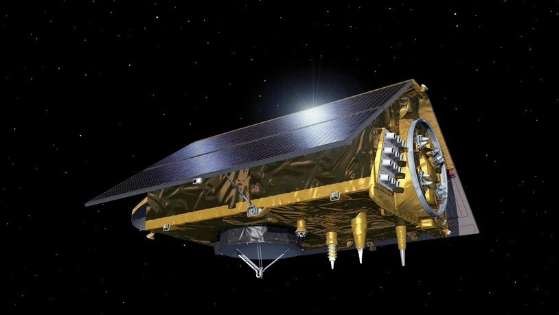 Der Meeresbeobachtungs-Satellit Sentinel 6 hat sich fertig kalibriert und beginnt demnächst, erste Daten zu senden. Er wird mit Hilfe von Satellitenaltimetrie den Anstieg des Meeresspiegels messen und relevante Daten für Klimastudien sammeln (Bild Nasa).