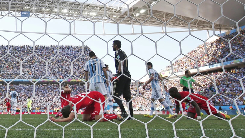 Ausgleich verpasst: Die Schweizer hatten im WM-Achtelfinal gegen Argentinien in der Nachspielzeit der Verlängerung den Ausgleich auf dem Fuss
