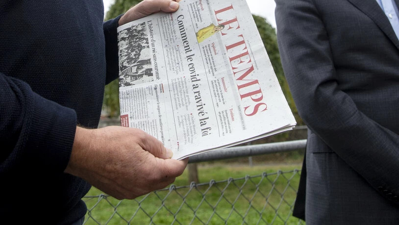 Die Westschweizer Tageszeitungen, darunter "Le Temps", befürchten wegen des Kaufs von amerikanischen Kampfflugzeugen Probleme im Verhältnis zu Europa. (Archivbild)
