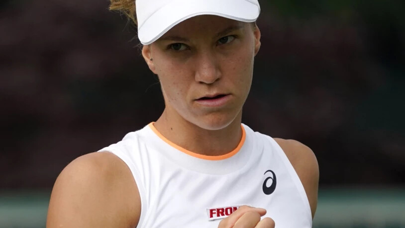 Konzentriert, selbstbewusst und erfolgreich: Viktorija Golubic in Wimbledon