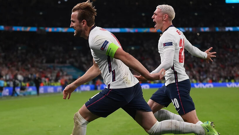 Harry Kane schoss mit seinem vierten Turniertreffer England in den Final