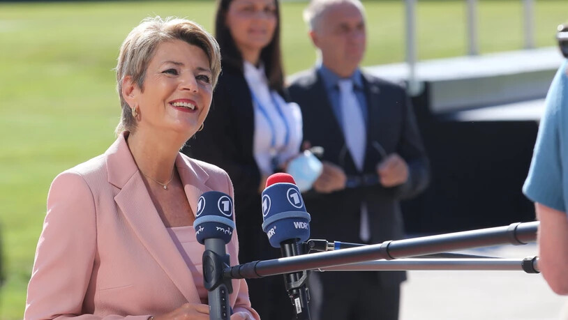 Bundesrätin Karin Keller-Sutter hat am Treffen der EU-Innenminister am Donnerstag im slowenischen Kranj eine schnelle Reform von Schengen/Dublin gefordert.