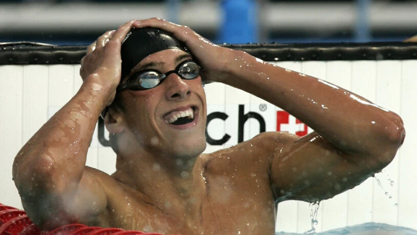 23 olympische Goldmedaillen, Rücktritt im Jahr 2017: Überschwimmer Michael Phelps fehlt in Tokio. (AP Photo/Mark Baker, File)