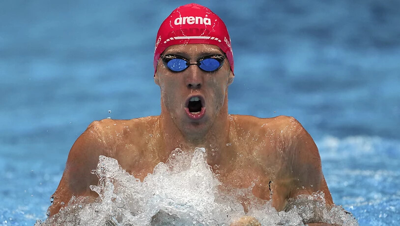 Jérémy Desplanches schwimmt über 200 m Lagen um eine Medaille