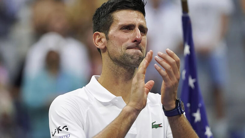 Tennis-Star Novak Djokovic verliert das Finale der US Open gegen Daniil Medwedew. Foto: John Minchillo/AP/dpa