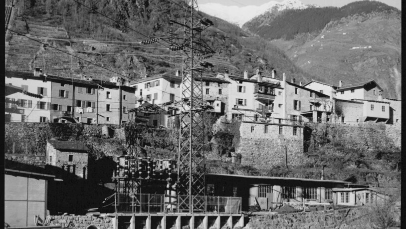 Aus dem digitalen Fotoarchiv der Repower: Campocologno, Monte Scala, Palü Gletscher
