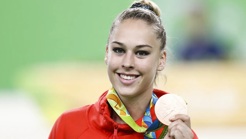 Giulia Steingruber strahlt mit ihrer bedeutendsten Medaille: Olympia-Bronze 2016 in Rio