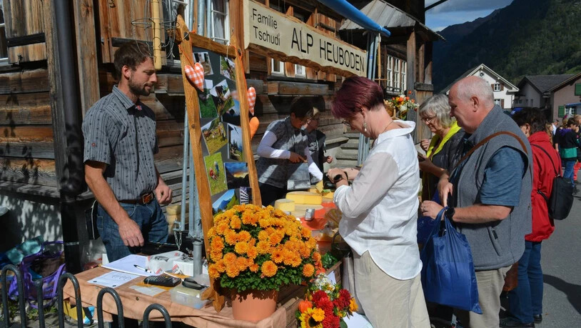 Voller Erfolg: 13  Alpen haben am diesjährigen «Chäsmärt» mitgemacht.