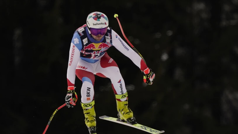 Urs Kryenbühl, hier bei einer Trainingsfahrt auf der Streif im Januar, verpasst wegen des fehlenden Covid-Zertifikats den Speed-Auftakt in Kanada