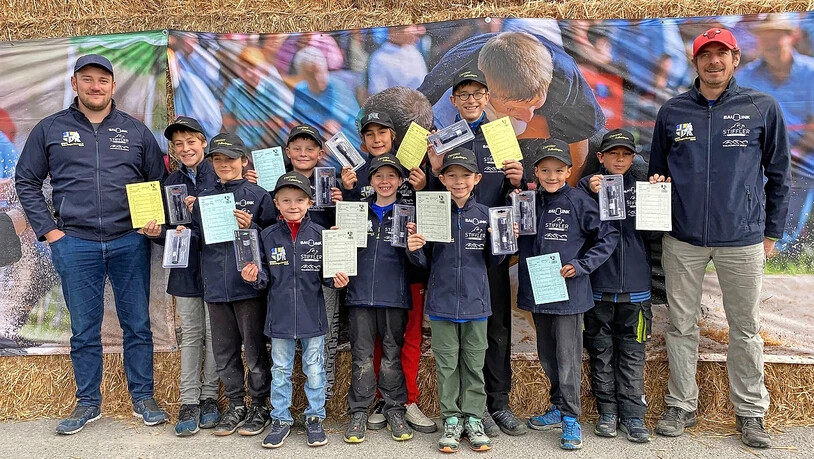 Die Davoser Delegation in Landquart.