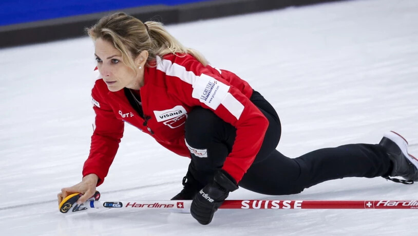 Der Schweizer Skip Silvana Tirinzoni hat an der EM kein leichtes Spiiel