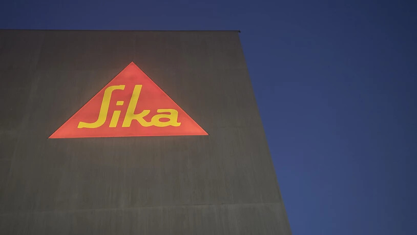 Das Logo des Bauchemie- und Klebstoffherstellers Sika (Archivbild).
