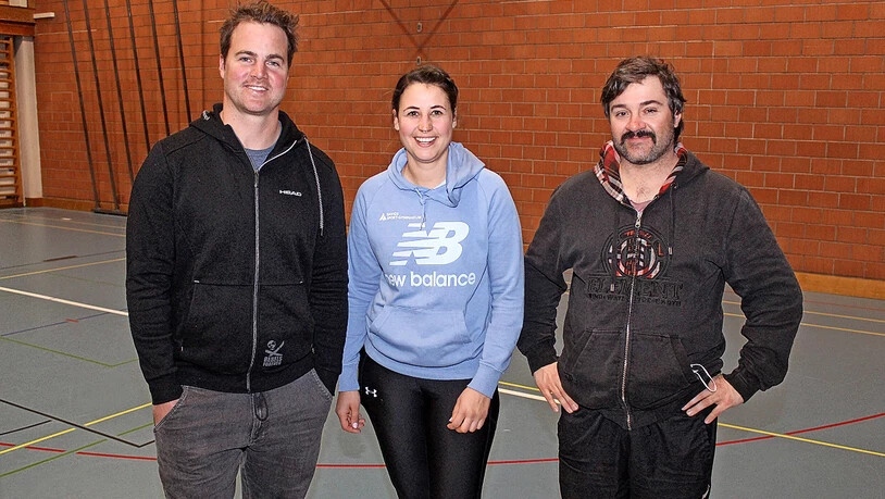 Marc Berthod, Stefany Zonin und Jann Guler wollen das RLZ vorwärtsbringen.