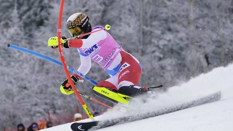 Die Beste des Rests: Hinter dem Topduo Mikaela Shiffrin/Petra Vlhova wird Wendy Holdener im Slalom in Killington Dritte