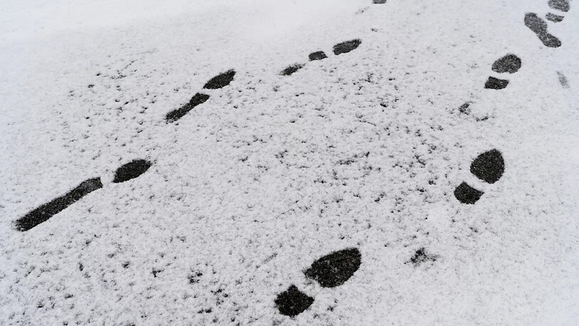 In Teilen der Schweiz hat es von Sonntag auf Montag kräftig geschneit. Stellenweise gab es rund einen halben Meter Schnee. (Symbolbild)