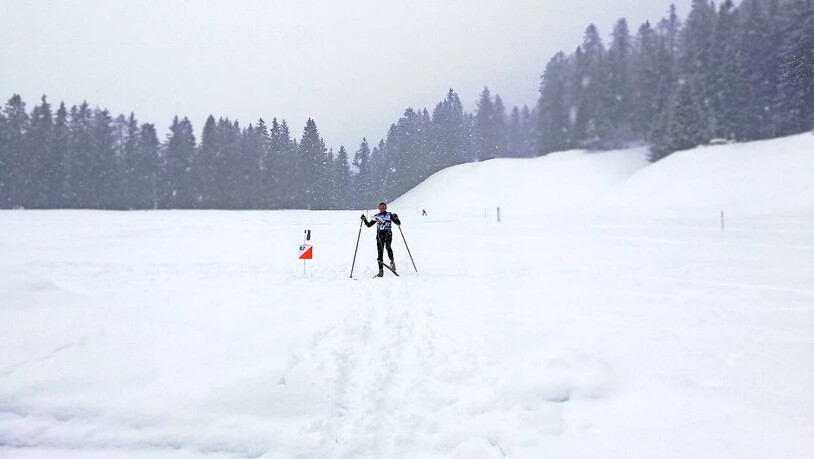 Andreas Stoffel bei einem Posten auf dem Junkerboden.