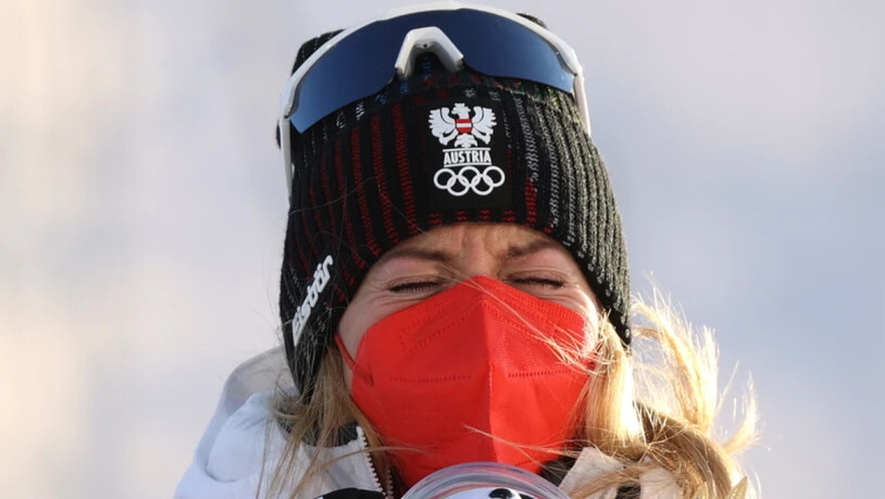 Immer wieder den Tränen nahe: Teresa Stadlober