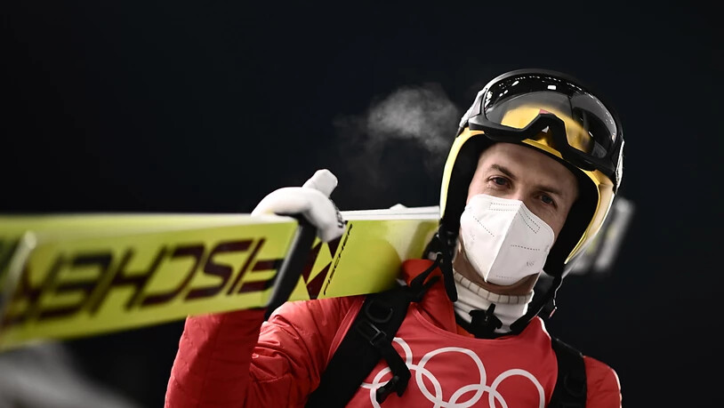 Der Routinier schlechthin: Simon Ammann bei seinen siebenten olympischen Spielen.