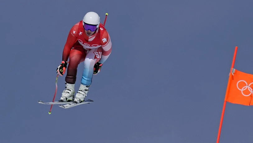Perfekte Fahrt, perfekte Hocke: Bei Beat Feuz stimmte in der Olympia-Abfahrt alles