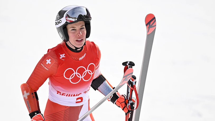 Michelle Gisin lief es in beiden Riesenslalom-Läufen nicht nach Wunsch, dennoch hielt sich die Obwaldnerin als Zehnte gerade noch in den Top 10