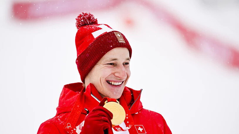 Marco Odermatt, der Olympiasieger im Riesenslalom