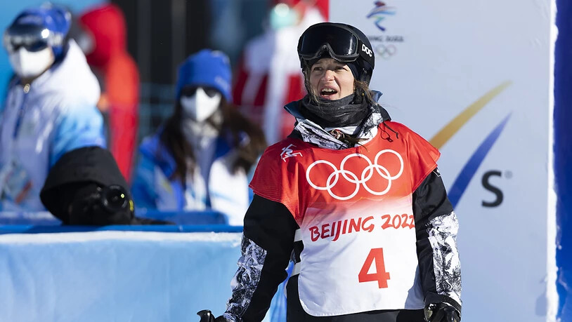 Sarah Höfflin nach der verpatzten Qualifikation im Genting Snow Park