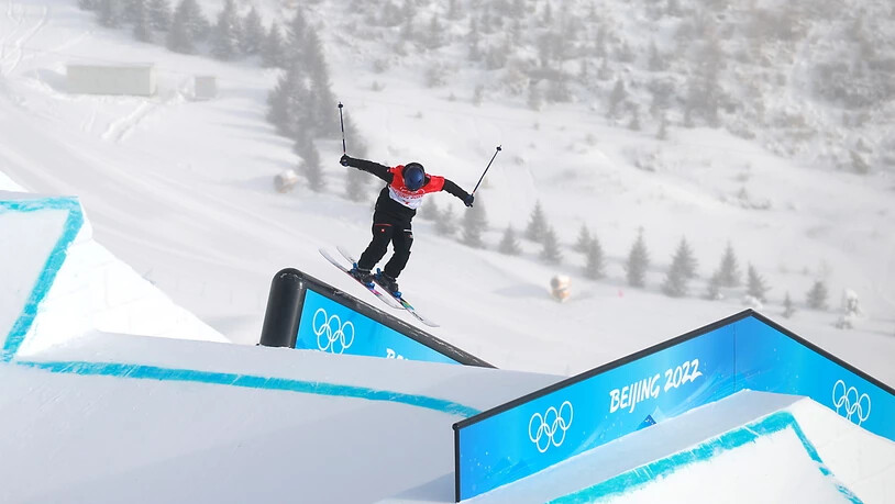 Nachdem sie im ersten Lauf in der Rail-Section gestürzt war, glänzte Mathilde Gremaud danach auch in diesen Passagen