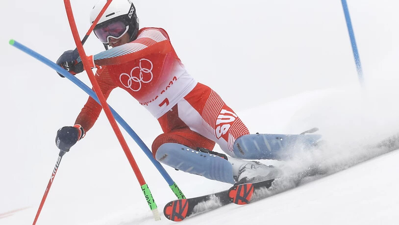 Michelle Gisin nahm zwischen den Slalom-Stangen allen Konkurrentinnen eine Sekunde und mehr ab