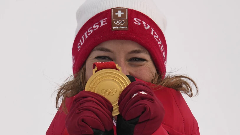Michelle Gisin ist jetzt Doppel-Olympiasiegerin