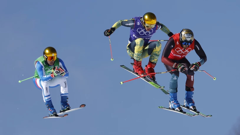 Die Skicrosser sorgten einmal mehr für einen spektakulären Wettkampf
