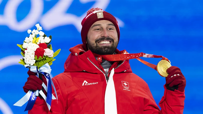 Ryan Regez gewann an den Winterspielen in Peking Gold im Skicross