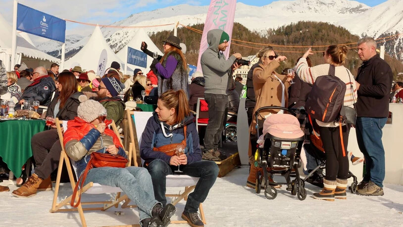 Impression vom dritten und letzten Renntag von White Turf St. Moritz.