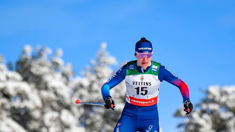 In der Winter-Landschaft Finnlands stark gelaufen: Nadine Fähndrich kam über 10 km auf den 11. Platz